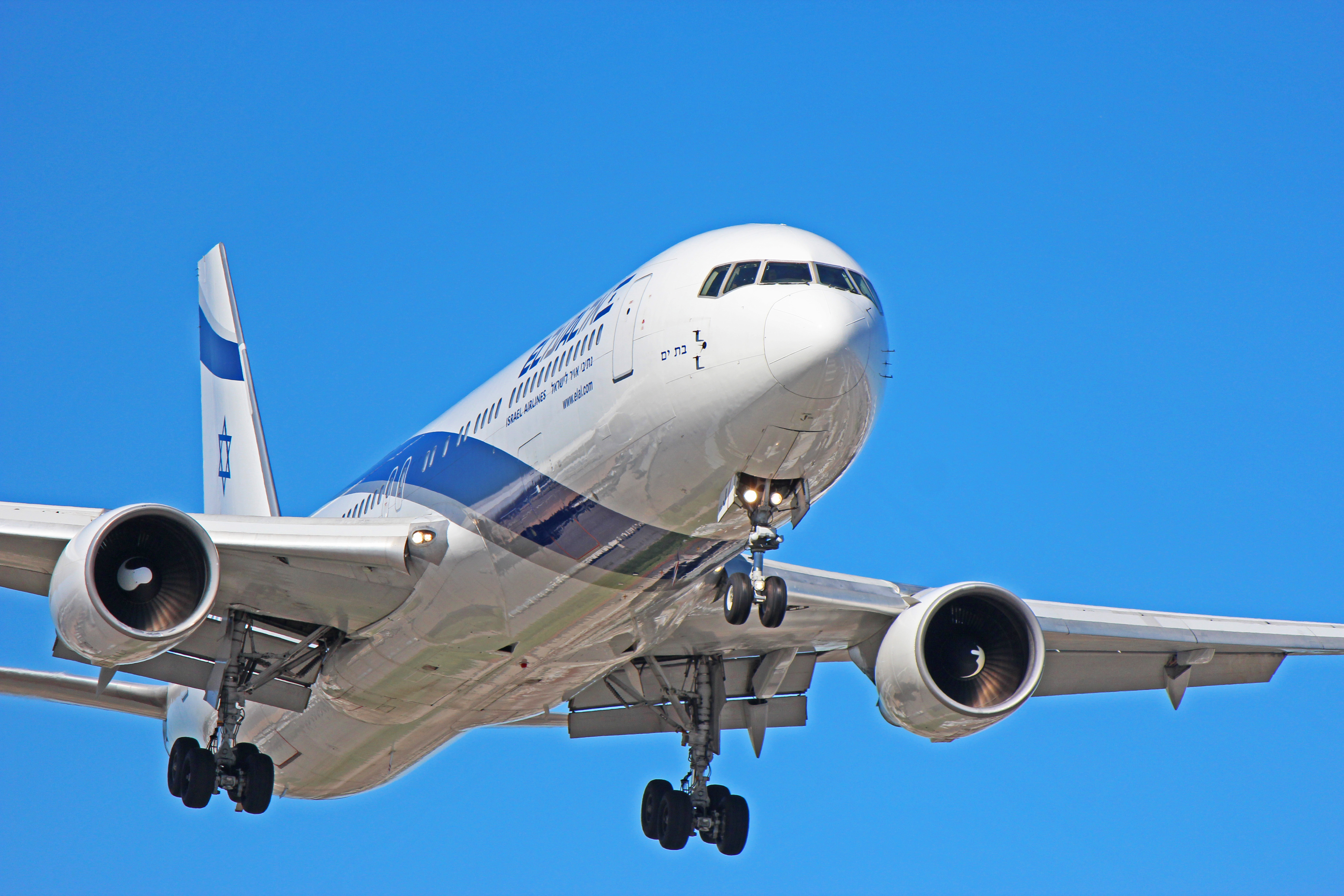 4x Eaj El Al Israel Airlines Boeing 767 300er Without Winglets