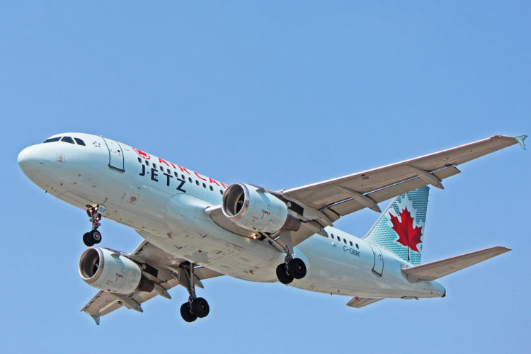 C GBIK 1 Of 3 Air Canada Jetz Airbus A319 100 Aircraft