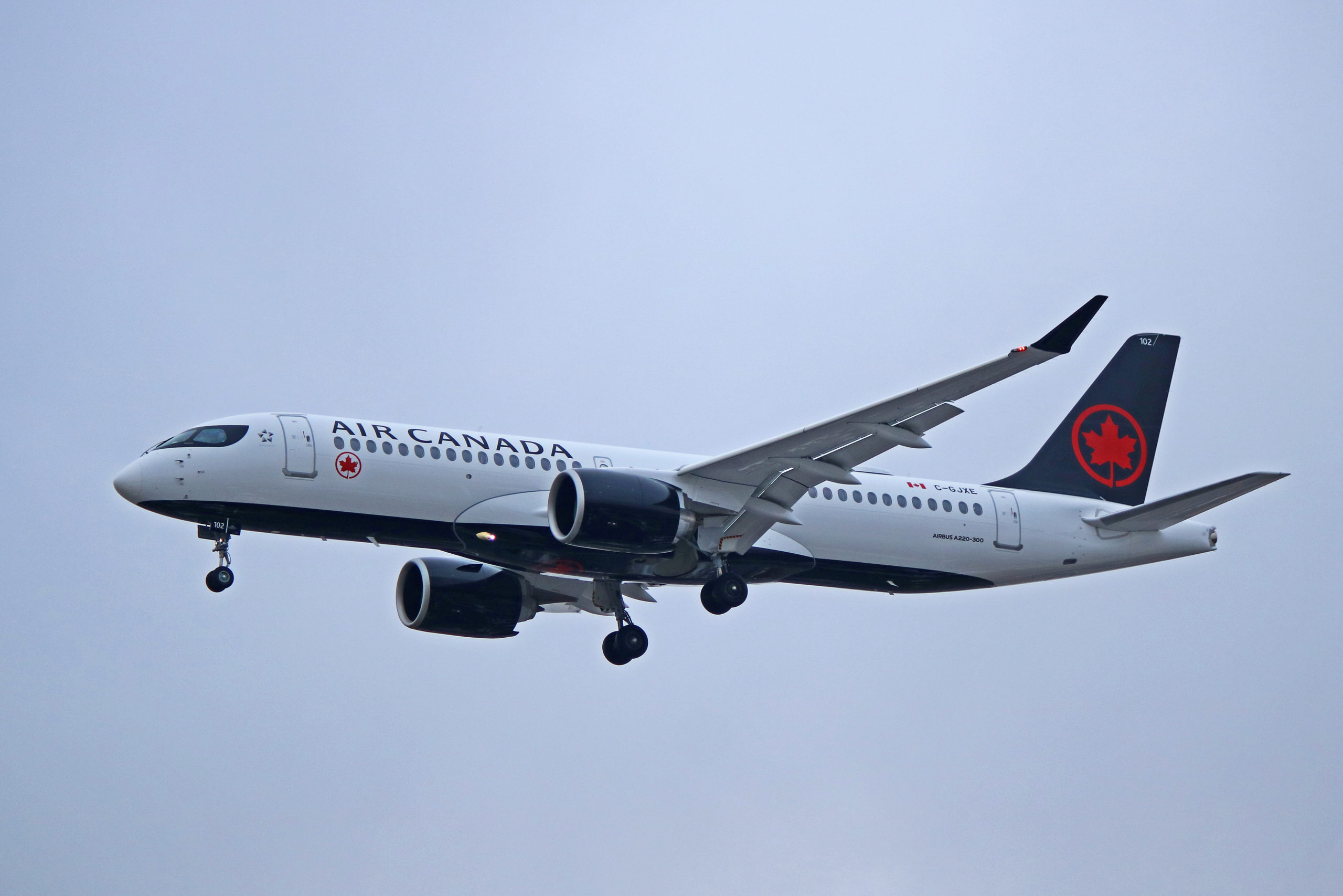 C-GJXE: Air Canada Airbus A220-300 (Our First At The Site)
