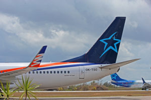 ok-tso air transat boeing 737-800 smartwings snu cuba