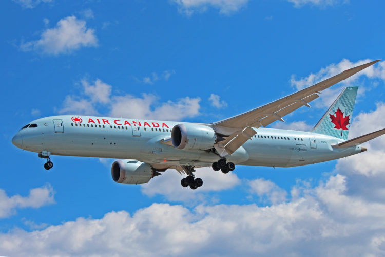 C-FNOE: Boeing 787-9 Dreamliner Aircraft Belonging To Air Canada