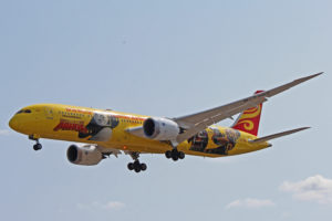 b-7302 hainan airlines boeing 787-9 (b789) dreamliner dreamworks kung fu panda livery toronto yyz