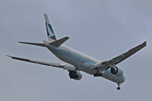 b-kqy cathay pacific boeing 777-300er toronto pearson yyz