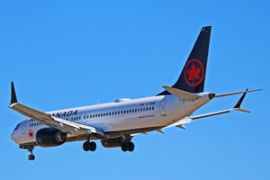 c-fsdb air canada boeing 737 max 8 toronto pearson yyz