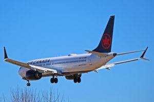 c-fsdb air canada boeing 737 max 8 toronto pearson yyz