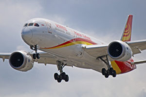 b-1499 hainan airlines boeing 787-9 dreamliner b789 toronto pearson yyz