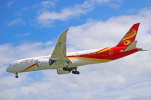 b-1499 hainan airlines boeing 787-9 dreamliner b789 toronto pearson yyz