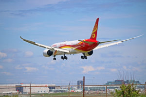 b-1499 hainan airlines boeing 787-9 dreamliner b789 toronto pearson yyz