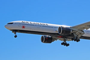 c-fitl air canada boeing 777-300er toronto pearson yyz new livery
