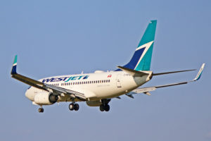 c-fewj westjet airlines boeing 737-700 toronto pearson yyz