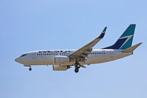 c-fibw westjet airlines boeing 737-700 toronto pearson yyz