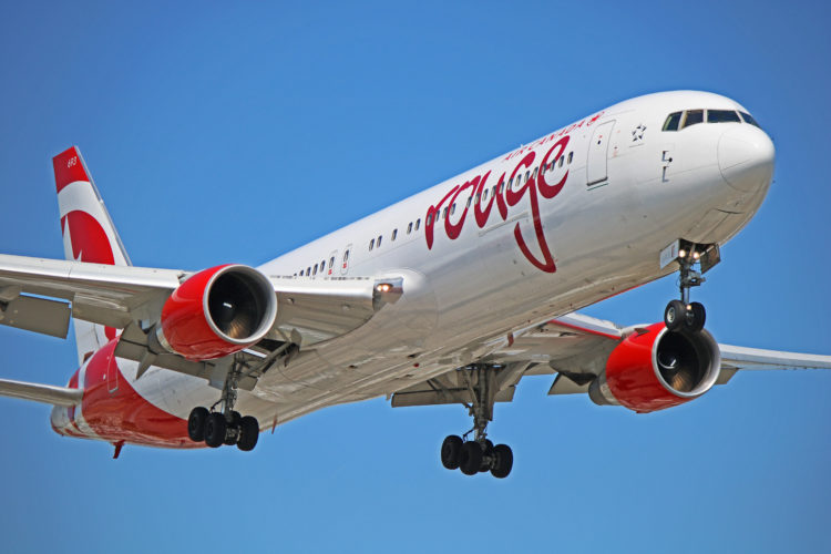 c-fiya air canada rouge boeing 767-300er b763 toronto pearson