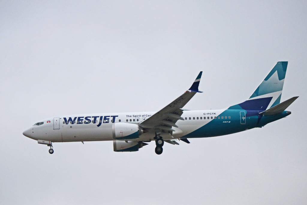 c-fctk westjet airlines boeing 737 max 8 b38m 737-8 yyz toronto pearson