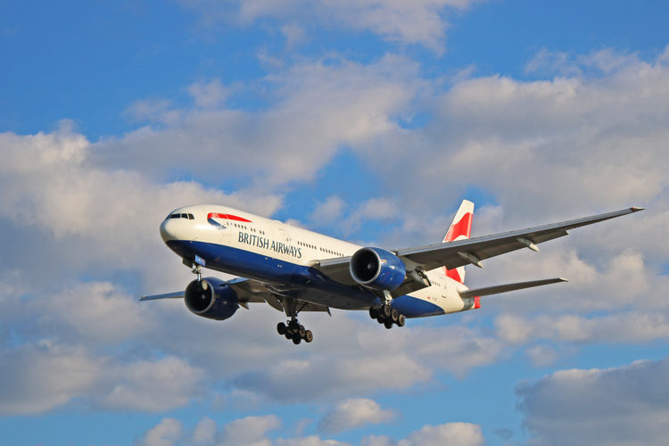 G Viil British Airways Boeing 777 200er In Flight Since 1998 8691