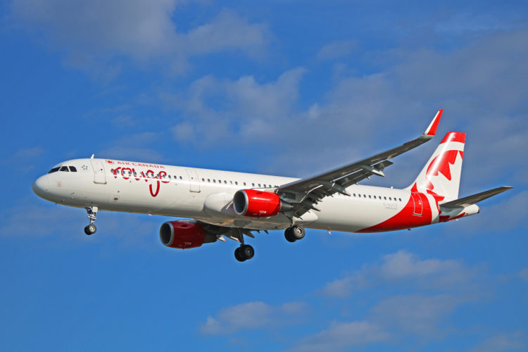 C-GJTX: Air Canada Rouge Airbus A321-200 (Formerly With WOW air)