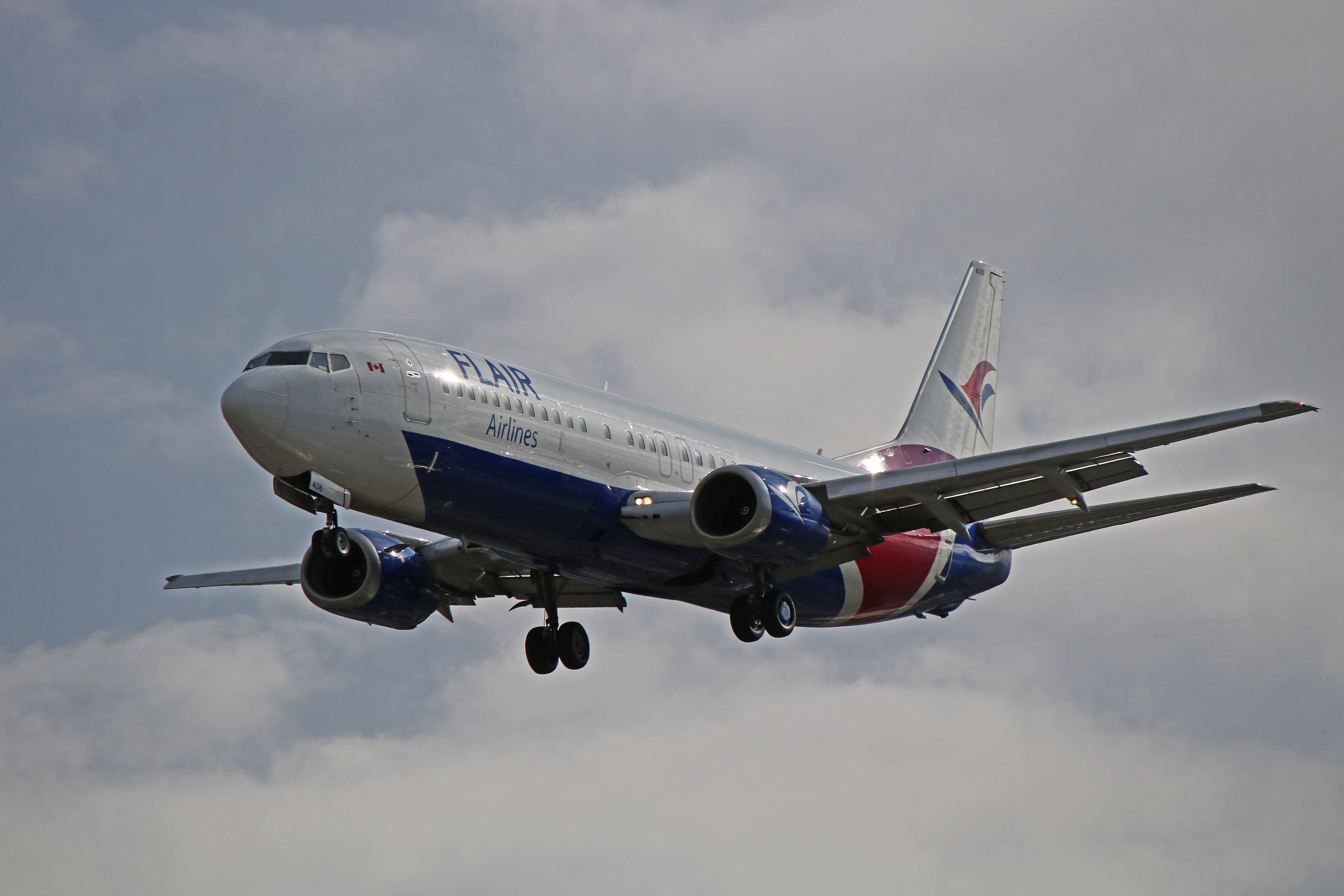 c-flrs flair airlines boeing 737-400