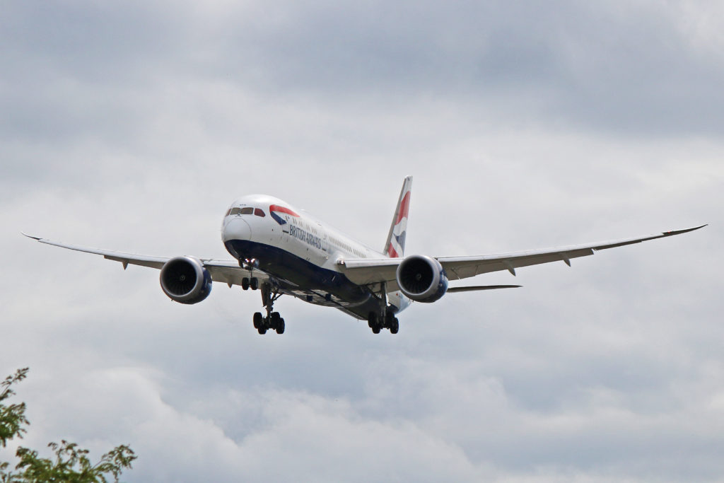 g-zbkm british airways boeing 787-9 dreamliner