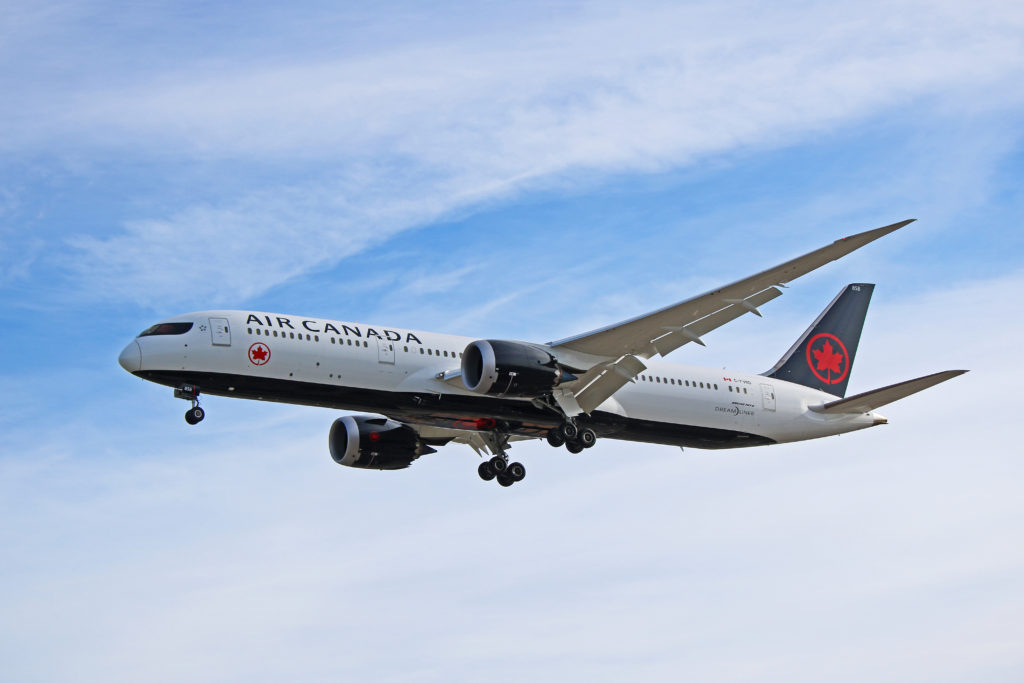 c-fvnd air canada boeing 787-9 dreamliner