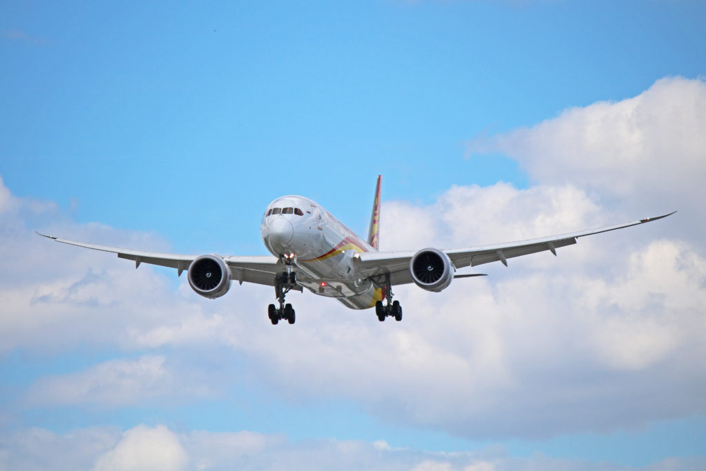 b-1119 hainan airlines boeing 787-9 dreamliner