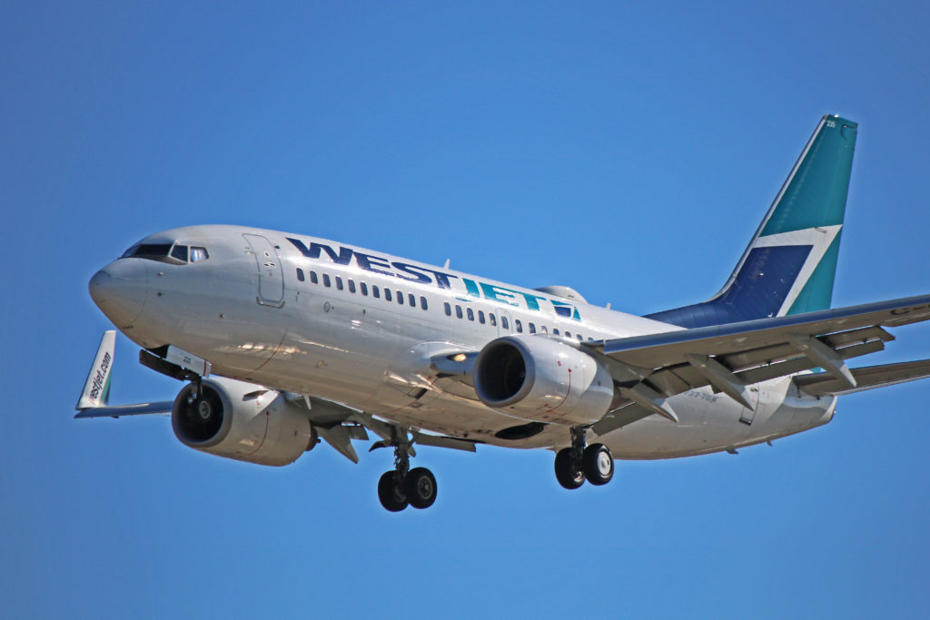 c-gwbn westjet airlines boeing 737-700