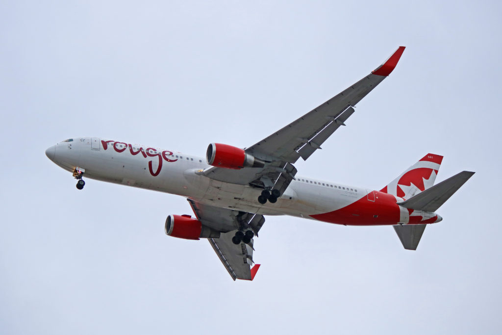 c-ghlv air canada rouge boeing 767-300er