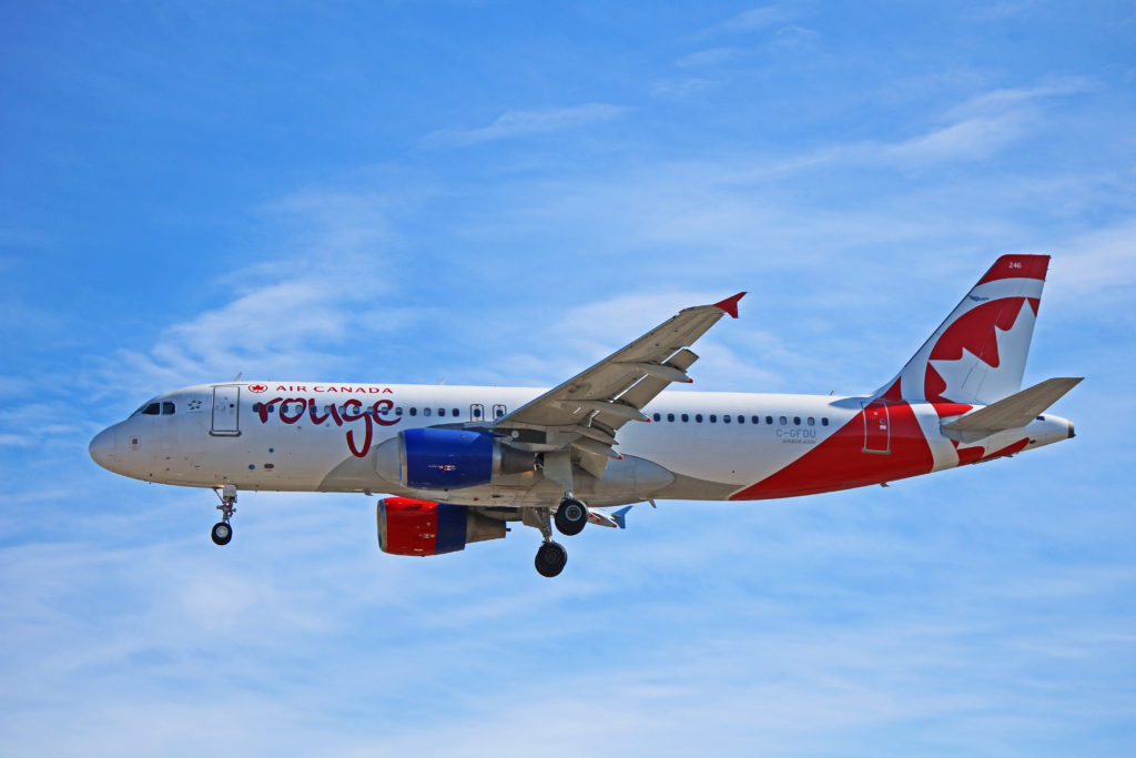 c-gfdu air canada rouge airbus a320-200