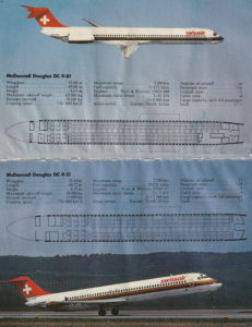 memories of a swissair flight booklet