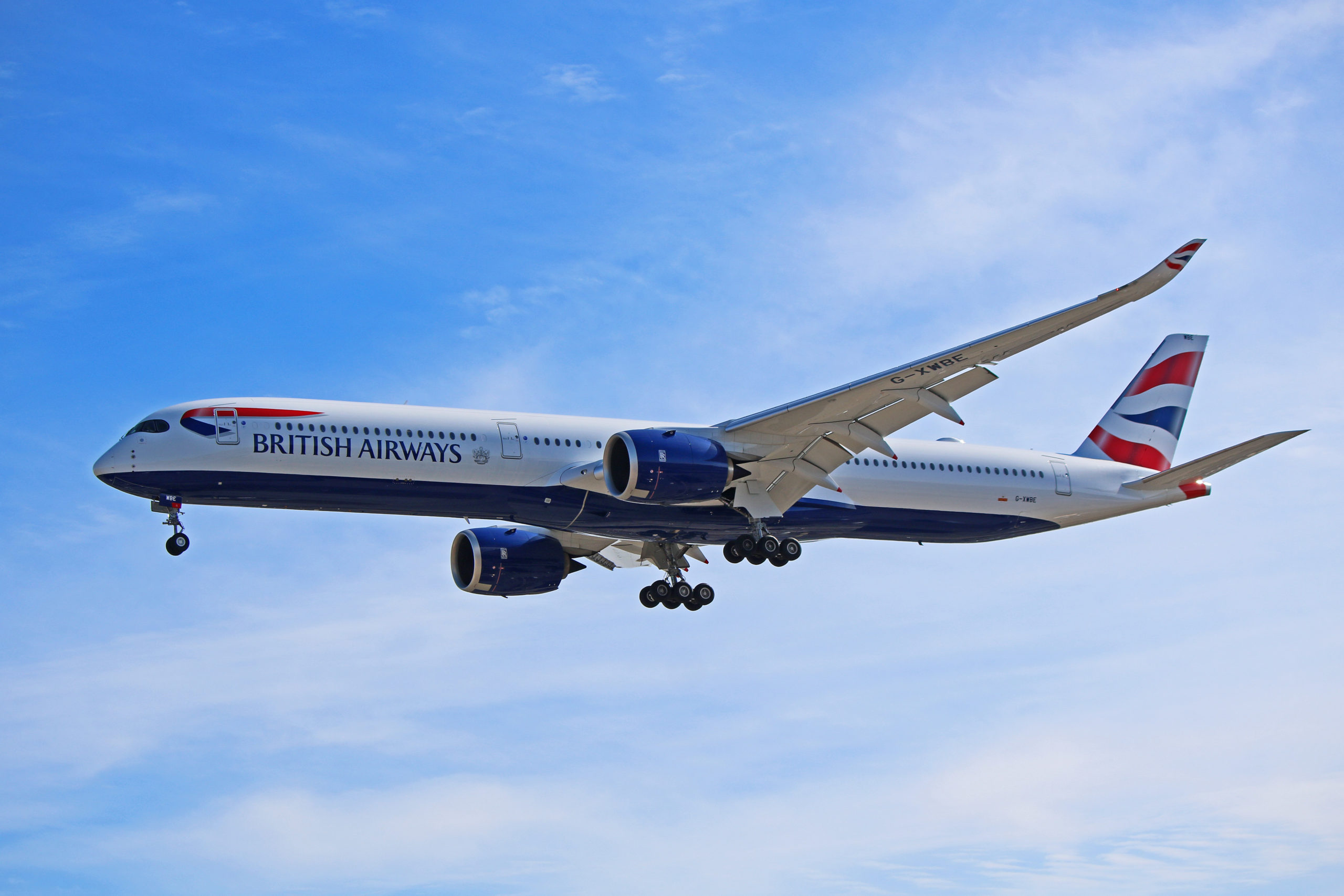 G-XWBE: British Airways Airbus A350-1000 (Delivered February, 2020)