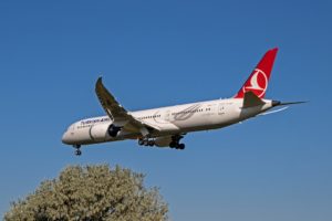 tc-lld turkish airlines boeing 787-9 dreamliner