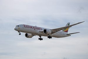 et-aup ethiopian airlines boeing 787-9 dreamliner