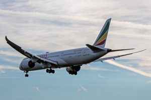 et-aup ethiopian airlines boeing 787-9 dreamliner