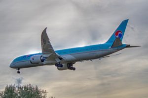 hl7207 korean air boeing 787-9 dreamliner