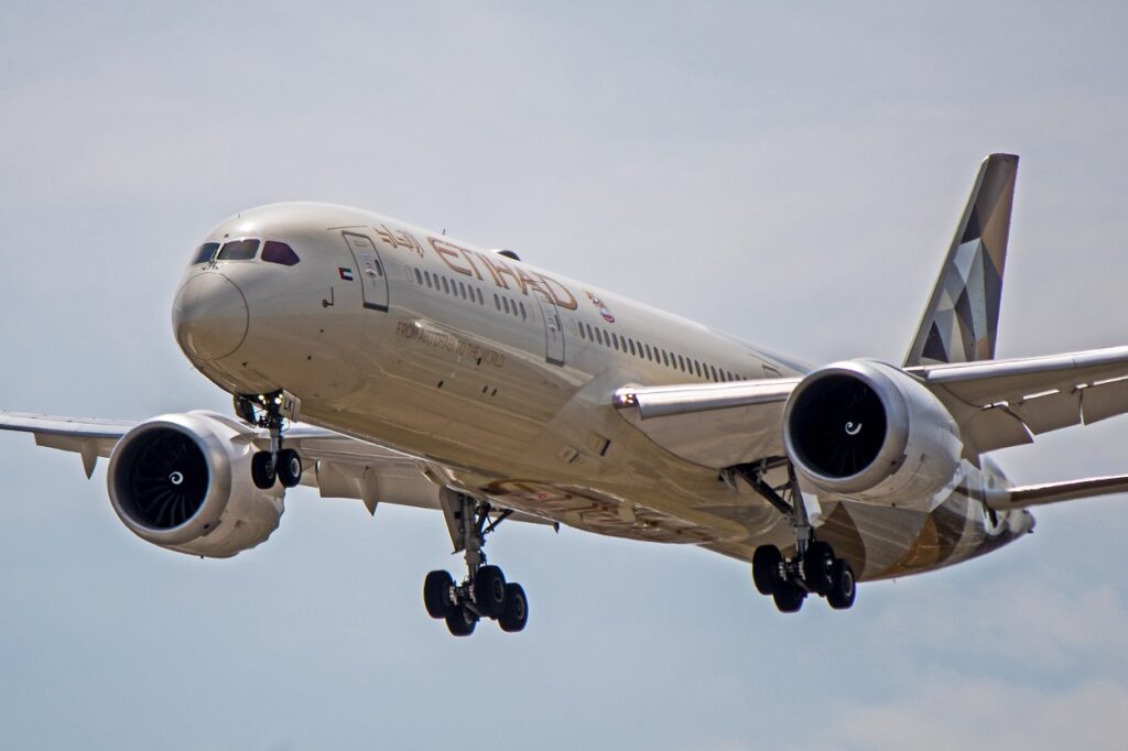 a6-blk etihad airways boeing 787-9 dreamliner b789