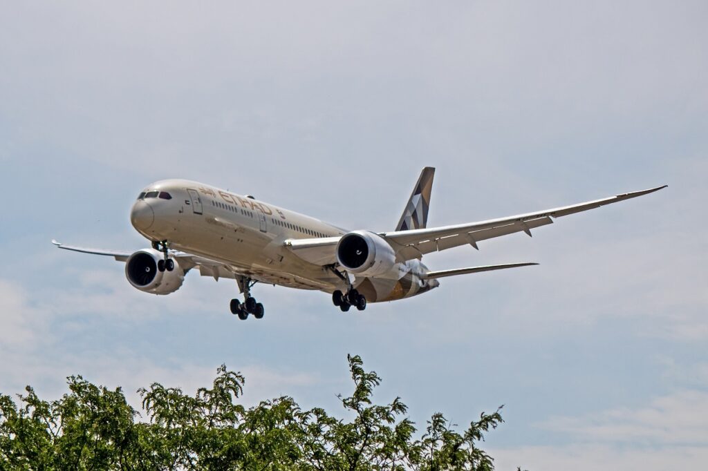 a6-blk etihad airways boeing 787-9 dreamliner b789
