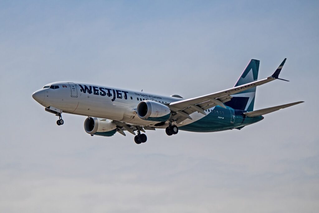 c-gamq westjet airlines boeing 737 max 8 b38m