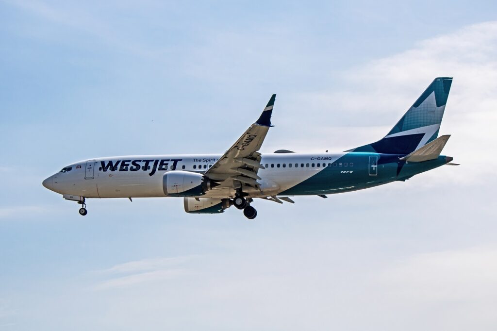 c-gamq westjet airlines boeing 737 max 8 b38m